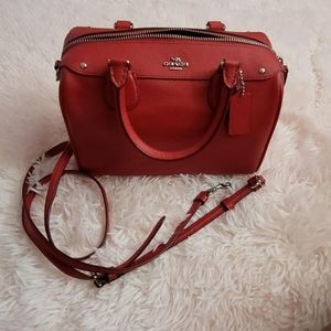 Red Coach Bag
